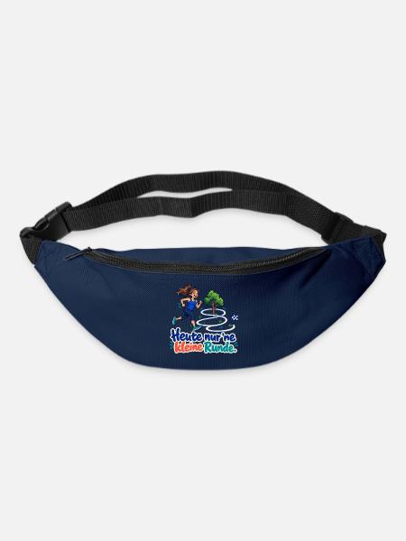 Joggerin auf kleiner Runde - Gürteltasche - Navy