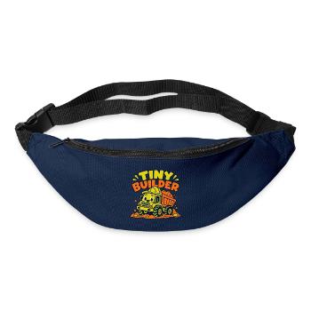 Tiny Builder – Lustiger Baustellen LKW für Kinder - Gürteltasche - Navy - Vorne