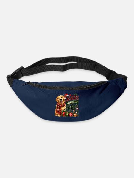 🎁 Weihnachts-Golden Retriever - Gürteltasche - Navy