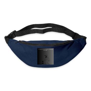 Premium Kaffee Liebhaber T-Shirt - Gürteltasche - Navy - Vorne