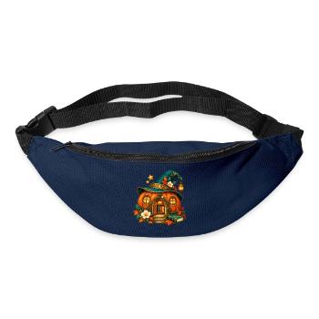Verzaubertes Kürbishaus - Gürteltasche - Navy - Vorne