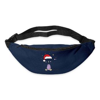 Merry Christmas - Gürteltasche - Navy - Vorne