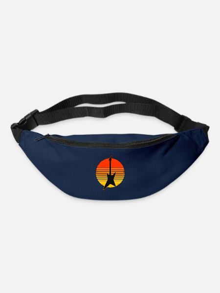 E Gitarre Sonnenuntergang - Gürteltasche - Navy