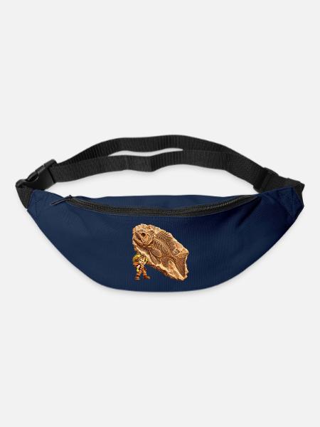 Wenuma Urzeitfisch - Gürteltasche - Navy