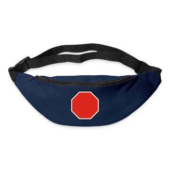verkehrsschild - für eigenen text - Sac banane - marine - Devant
