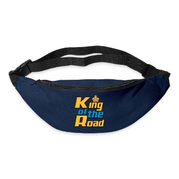 LKW Fahrer,LKW ,Trucker Fun King of the Road (25) - Gürteltasche - Navy - Vorne