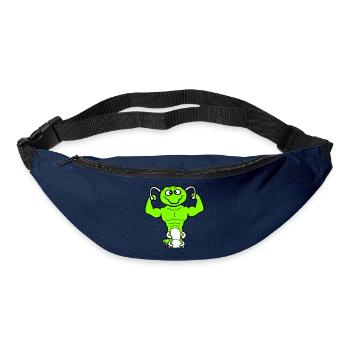 Caterpillar Bodybuilder Muscle Building Strong Fitness Gym - Bum bag - navy - Front