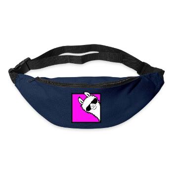 Lama Cool Peeks Around Corner Side Sunglasses Alpaca - Bum bag - navy - Front