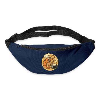 Lobster Chef Cartoon Pot - Bum bag - navy - Front