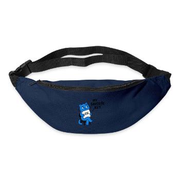 ESC MEIN LIEBLINGSSCHLÜSSEL – Chat Geek - Gürteltasche - Navy - Vorne