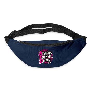 Alternative für Deppen - Gürteltasche - Navy - Vorne