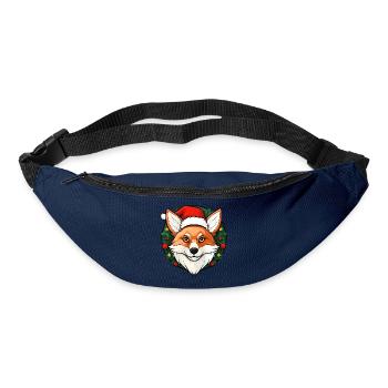 Fuchs Weihnachtsmann - Gürteltasche - Navy - Vorne