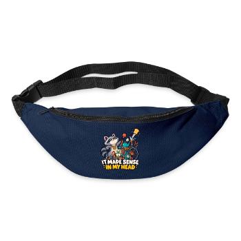 Das ergab in meinem Kopf Sinn - Gürteltasche - Navy - Vorne