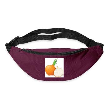 Zwiebel - Gürteltasche - Burgunderrot - Vorne