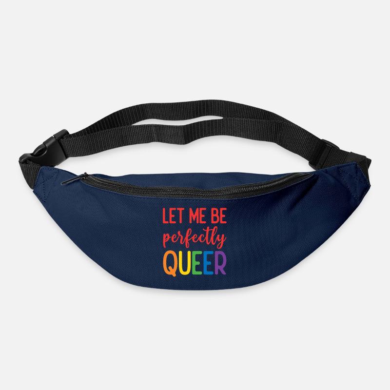 Pride Month - Lass mich perfekt queer sein - Gürteltasche - Navy