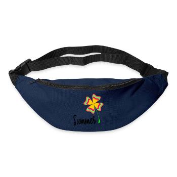 FEIERTAG. FROHE FEIERTAGE. GELIEBTE. MEISTER. LEHRER - Gürteltasche - Navy - Vorne