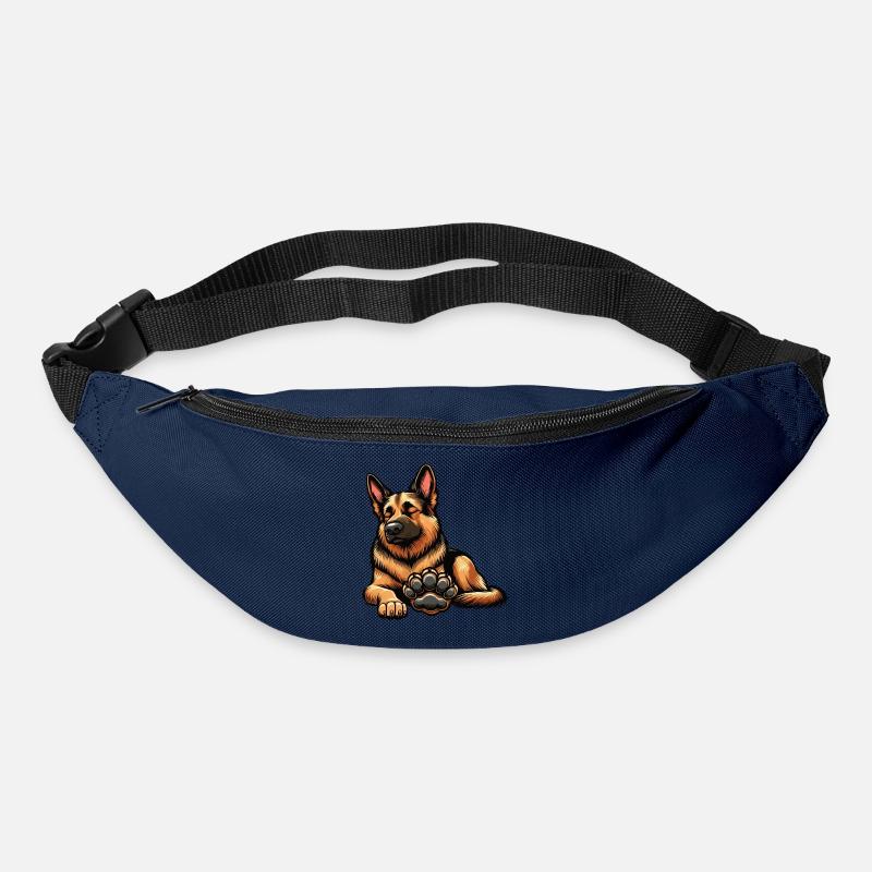 Deutscher Schäferhund Schäferhunde Schäferhunde - Gürteltasche - Navy