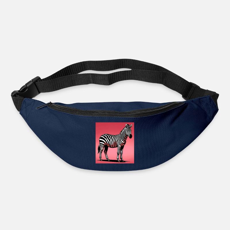 zebra - Bum bag - navy