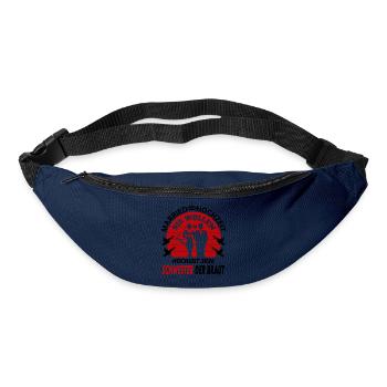 Hochzeit Married 2026 Schwester der Braut Tauben - Gürteltasche - Navy - Vorne