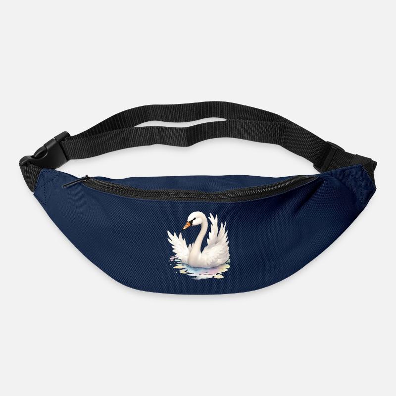 Schwan - Gürteltasche - Navy