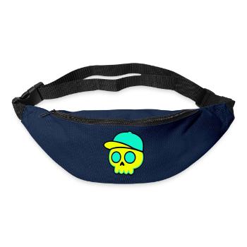 Casquette fluo Streetwear - Sac banane - marine - Devant