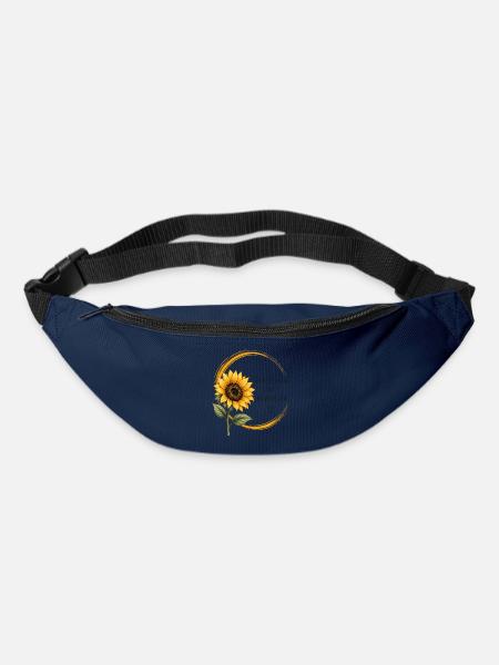 Verstehen statt bewerten – Sonnenblume Awareness - Gürteltasche - Navy