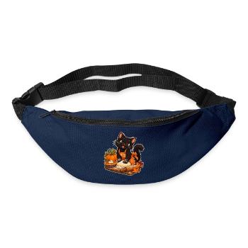 Kürbiskatzenbäcker - Gürteltasche - Navy - Vorne