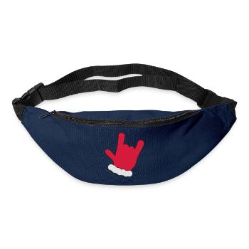 Weihnachten - Gürteltasche - Navy - Vorne