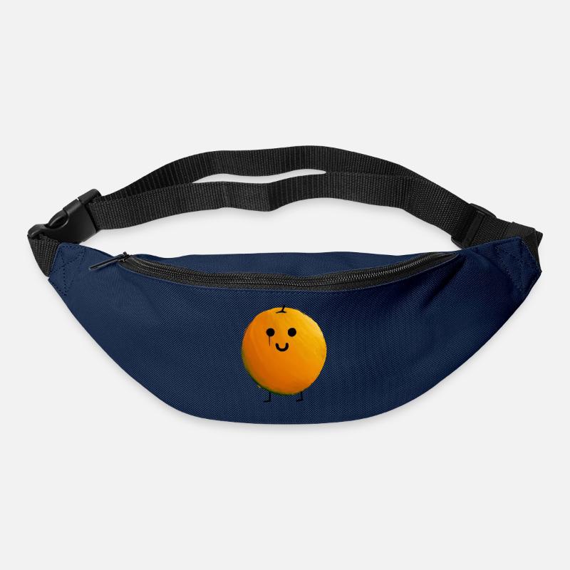 Orange - Gürteltasche - Navy