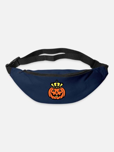 Halloween Kürbiskönig Krone König Kürbis Herrscher - Gürteltasche - Navy