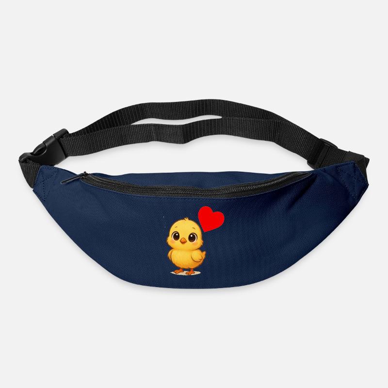 Stuffy Chick Heart - Bum bag - navy