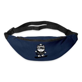 Snowboard Cat - Bum bag - navy - Front