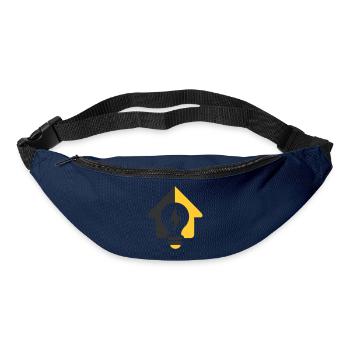 Electric Home Light Bulb Logo - Bum bag - navy - Front