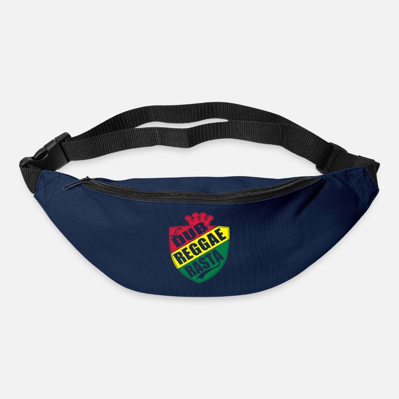 dub reggae rasta - Sac banane - marine