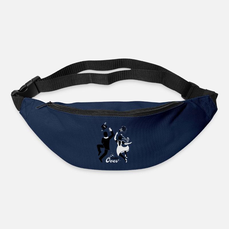 Braut - Paar Game over - Gürteltasche - Navy