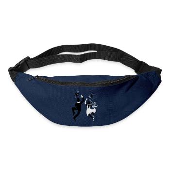 Mariée - marié - mariage - Paire - Sac banane - marine - Devant