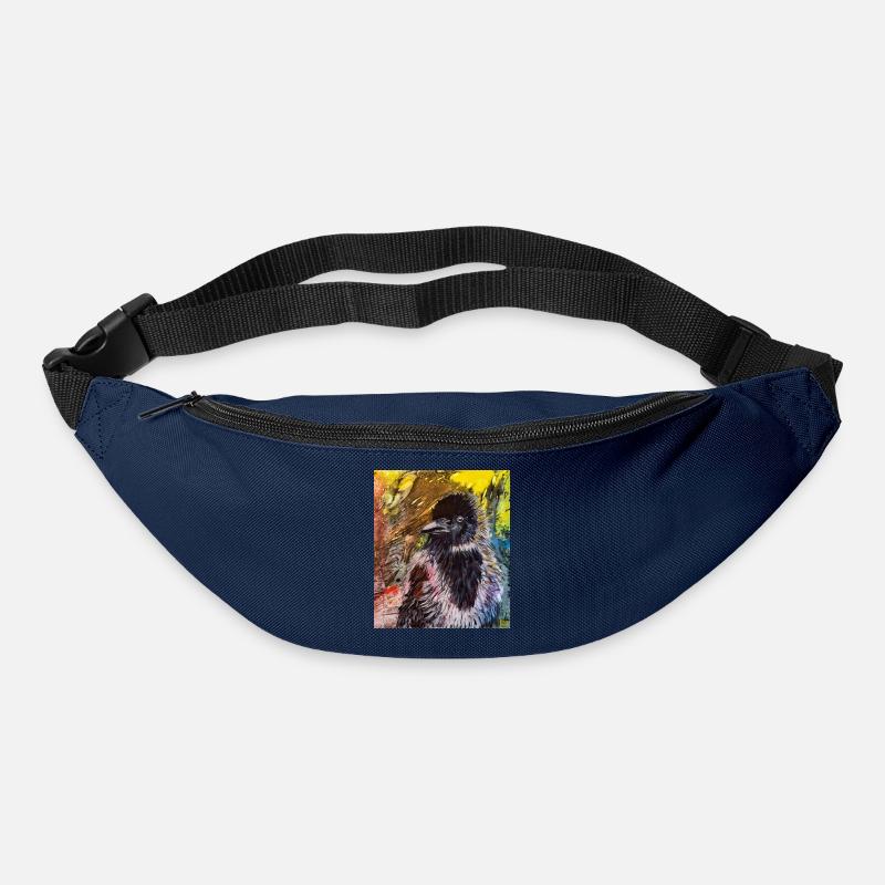 Krähe - Gürteltasche - Navy