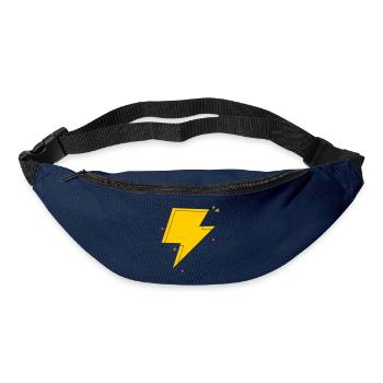 Dynamic Ray in Yellow and Black - Bum bag - navy - Front