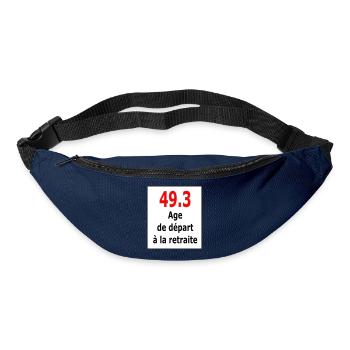 49.3 - Sac banane - marine - Devant