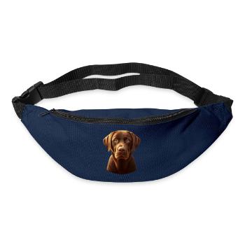 The beautiful brown Labrador 2.0 - Gürteltasche - Navy - Vorne