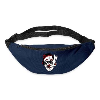 DJ Zombie Monster Horror Halloween Party Music - Bum bag - navy - Front