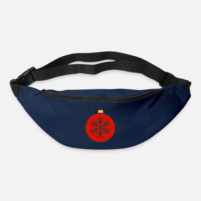 Weihnachtskugel - Gürteltasche - Navy