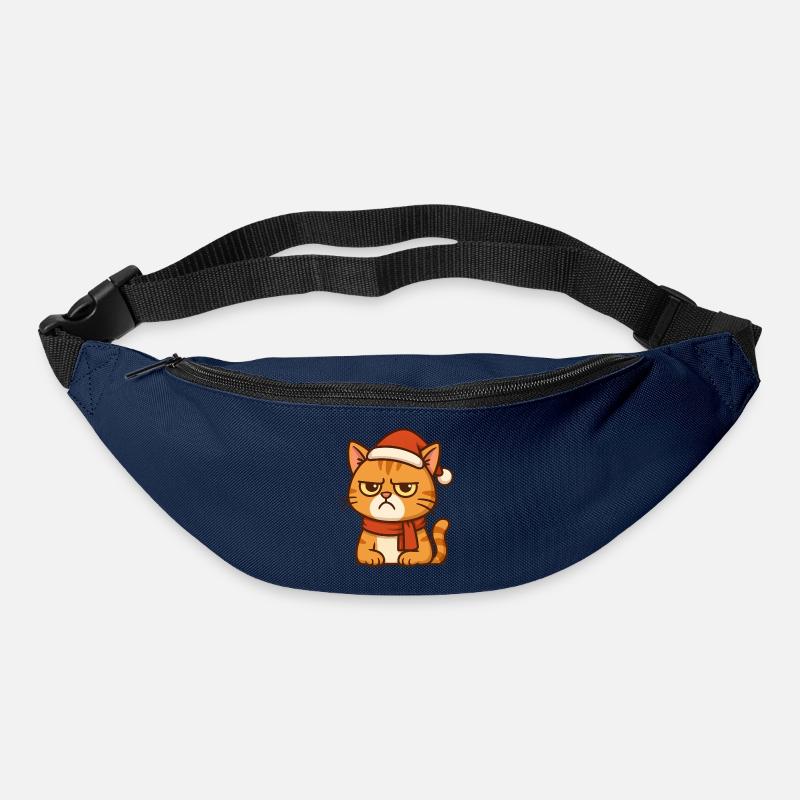Grumpy Christmas hangover - Bum bag - navy
