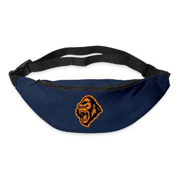 Tête de gorille - Sac banane - marine - Devant
