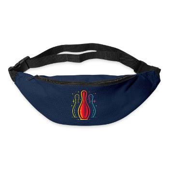 Vintage Bowling - Gürteltasche - Navy - Vorne