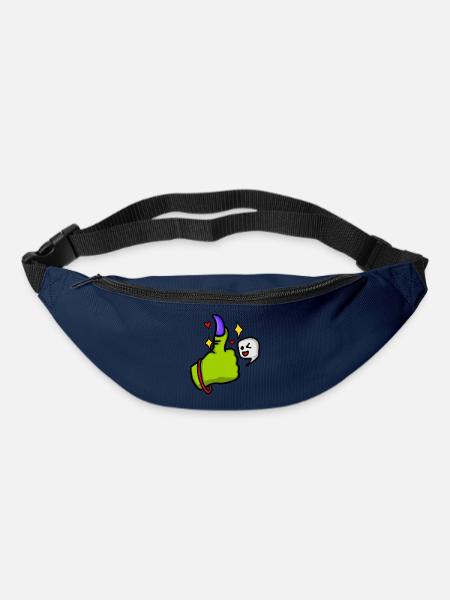 Die Hand der Hexe nimmt eine Pose ein - Gürteltasche - Navy