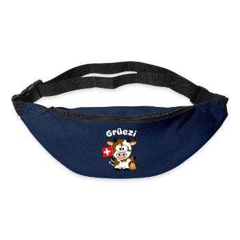 Grüezi Kuh 2 - Gürteltasche - Navy - Vorne