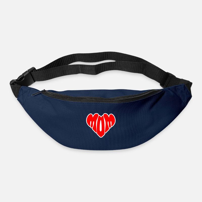 Ich liebe Mama - Muttertagsgeschenk - Gürteltasche - Navy