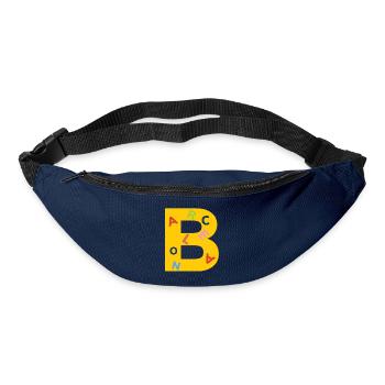 Barcelona T-Shirt  - Gürteltasche - Navy - Vorne