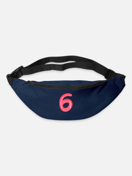 6. Geburtstag - Gürteltasche - Navy